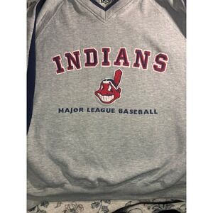 Vtg Cleveland Indians hoodie w/Chief Wahoo. Lee sport brand size L